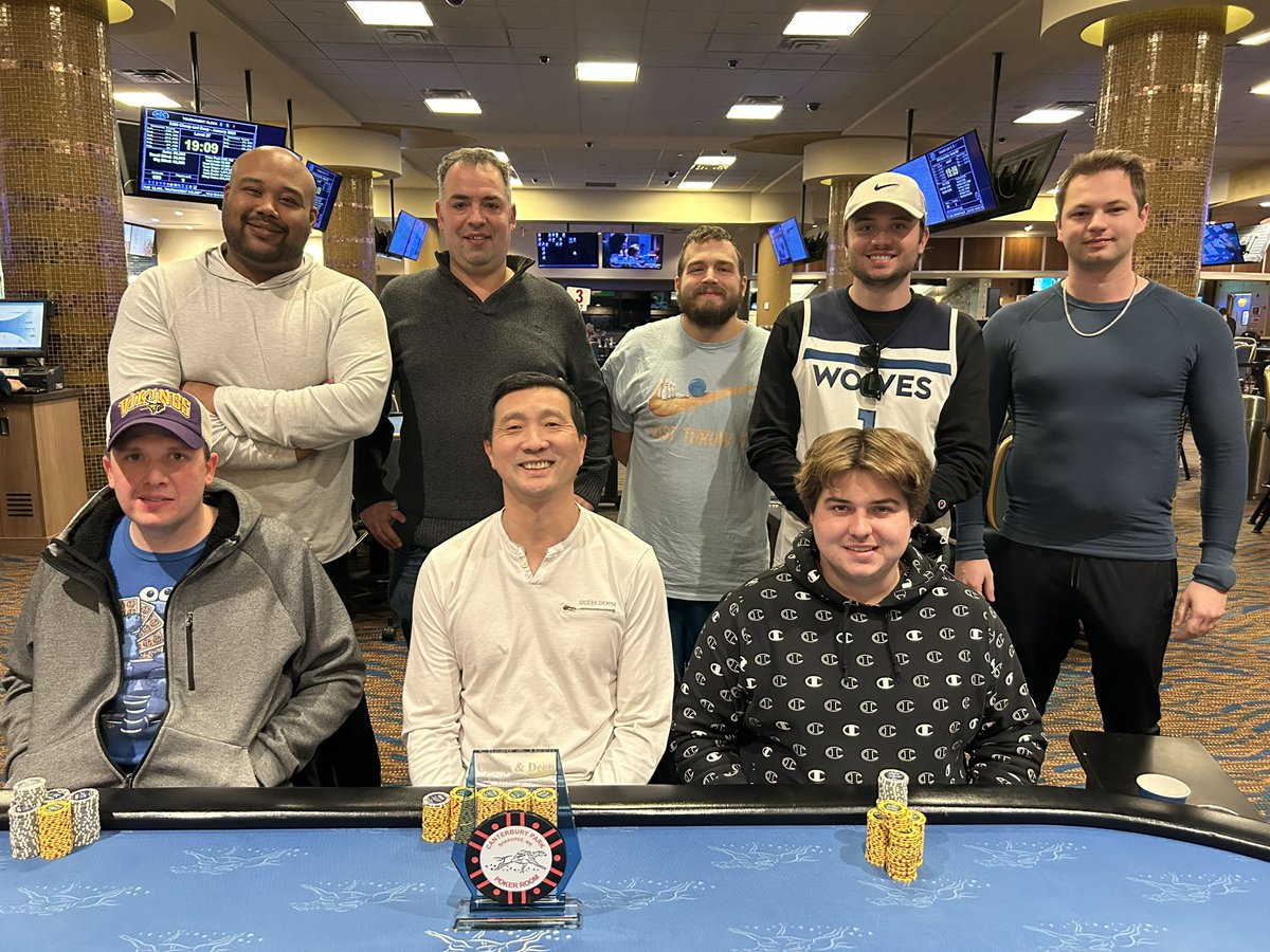 CanterburyCards's tweet photo. From 699 entries we are down to our final table of 9

Presenting your Cheap &amp; Deep final table https://t.co/R6O8UnOT6c