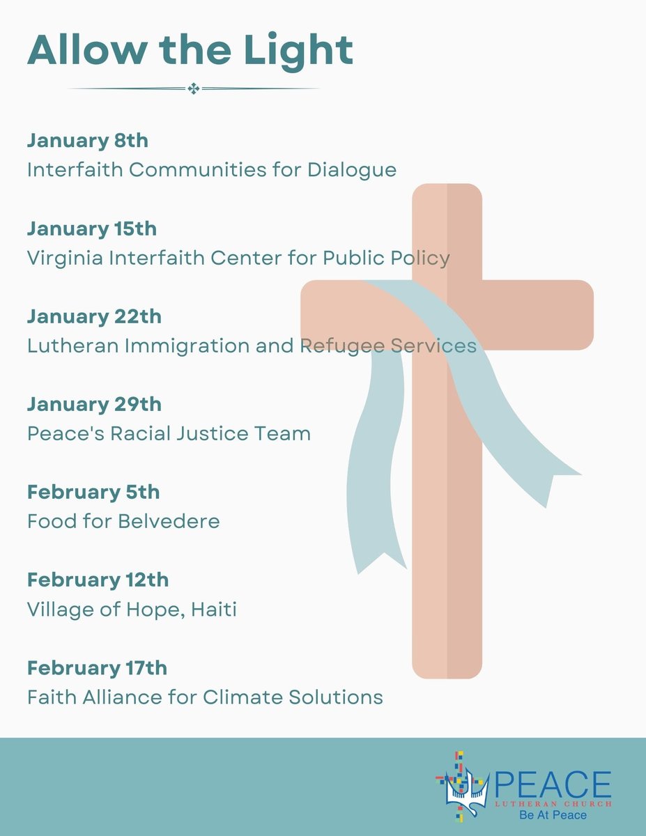 PELCAlexandria's tweet photo. Each Sunday in Epiphany will feature a "Ministry Moment" where we hear about a specific outreach or partnership of Peace, celebrating some of the myriad ways we have caught a glimmer of God's light and reflected that light out into the world. https://t.co/pXmVUB67eJ