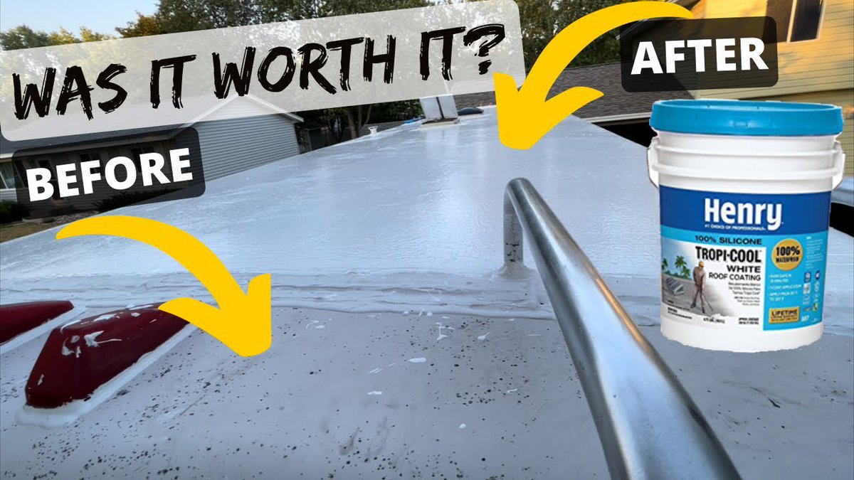 Independent_DIY's tweet photo. We have a new grand champion! If you own an older vintage RV and are worried about your roof don’t be. You CAN repair it yourself. #RVRepair #DiyRV #RVRoof #RVMaintenance #RVLiving #RVFulltime #RVNomads #Nomad #Boondocking https://t.co/9ltAbXdm9g https://t.co/DUeUJgA2Nh