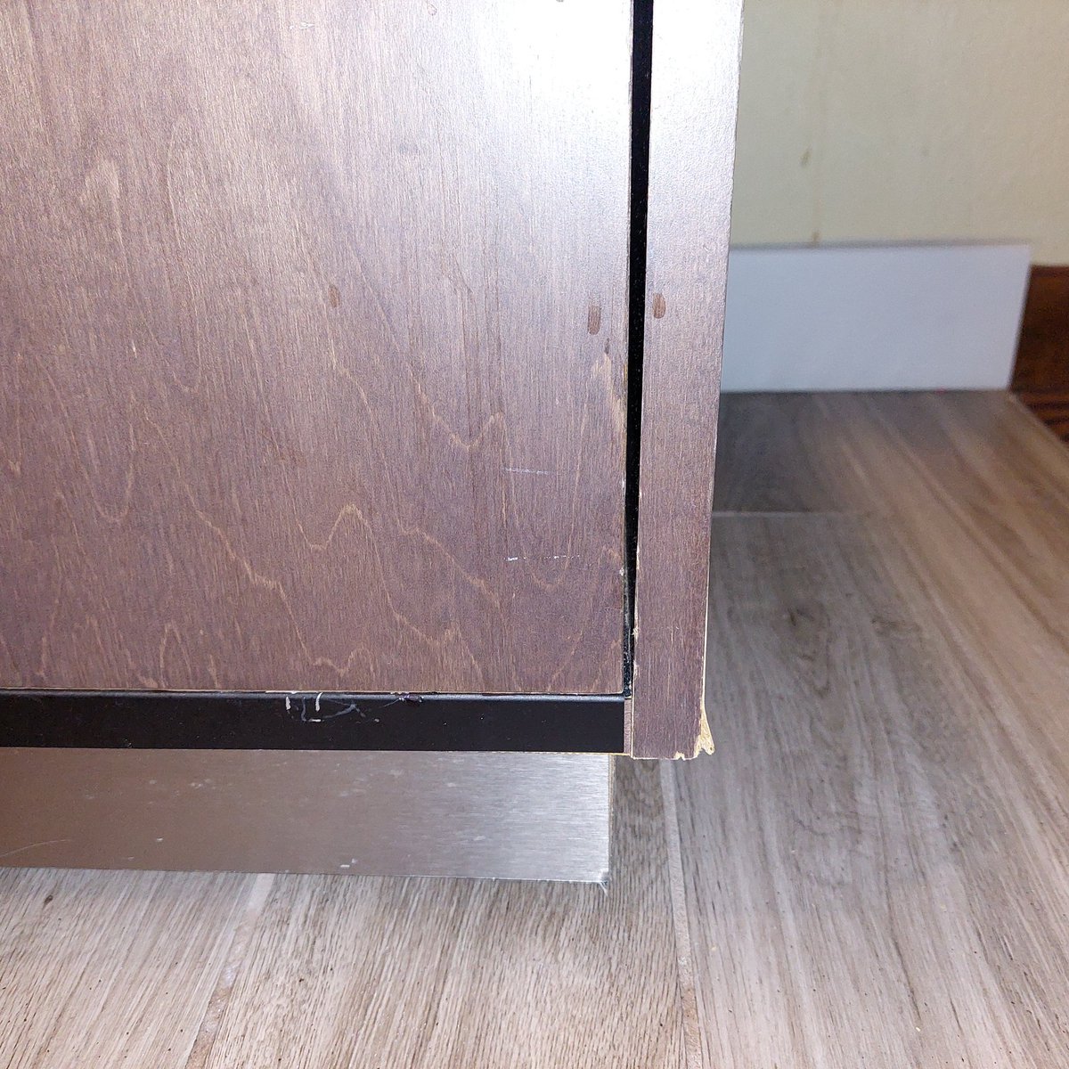 gottalatte's tweet photo. @hilton garden inn Ybor City, Tampa, rooms looking a little worse for wear. 12/2022.  Mini-fridge that was available has been removed and replaced with a piece of plywood. Not @HiltonHonors quality. https://t.co/WnarxUOUsa
