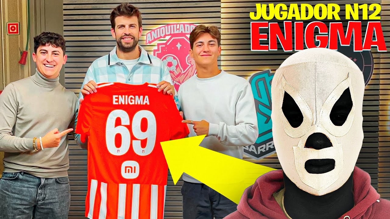 Who is 'Enigma 69', the masked player in Gerard Piqué's seven-a-side Kings  League? - AS USA