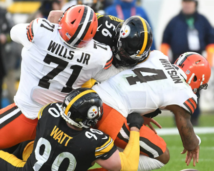 QB_Math's tweet image. TYA for the Cleveland Browns during the 2022 NFL season: 

Jacoby Brissett: 117.9 TYA in 439 total attempts

Deshaun Watson: -200.3 TYA in 226 total attempts