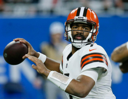 QB_Math's tweet image. TYA for the Cleveland Browns during the 2022 NFL season: 

Jacoby Brissett: 117.9 TYA in 439 total attempts

Deshaun Watson: -200.3 TYA in 226 total attempts
