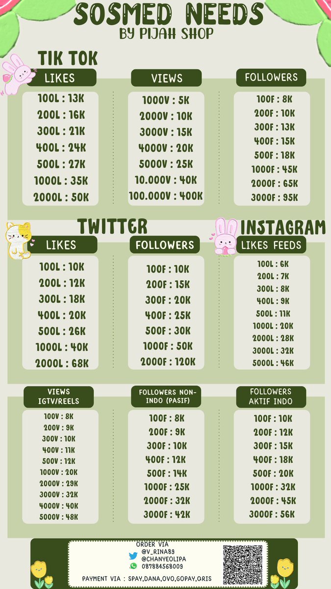Yuk aku ada ni kak murcheee! ^•^

💯 Bergaransi
💰 Payment All e-wallet &amp; Qris
📲 Order via wa.me/+6287884568009