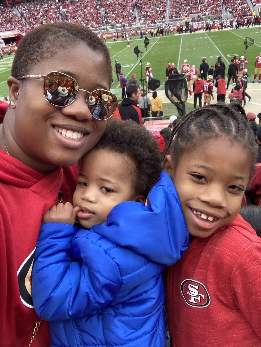 Baby’s first game #49ers #FaithfultotheBay