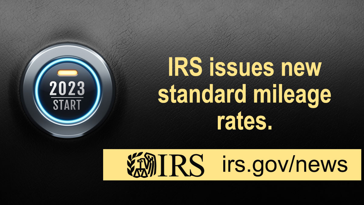 IRSnews's tweet photo. The #IRS has issued the 2023 optional standard mileage rates used to calculate the deductible costs of operating an automobile for business, charitable, medical or moving purposes. https://t.co/PZ2vOfFpcJ https://t.co/tdOpgIkrLn