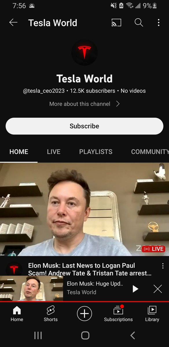 ProdMadboy's tweet photo. @TeamYouTube  @elonmusk  this page is scamming please remove them https://t.co/EO1hcFJwE4