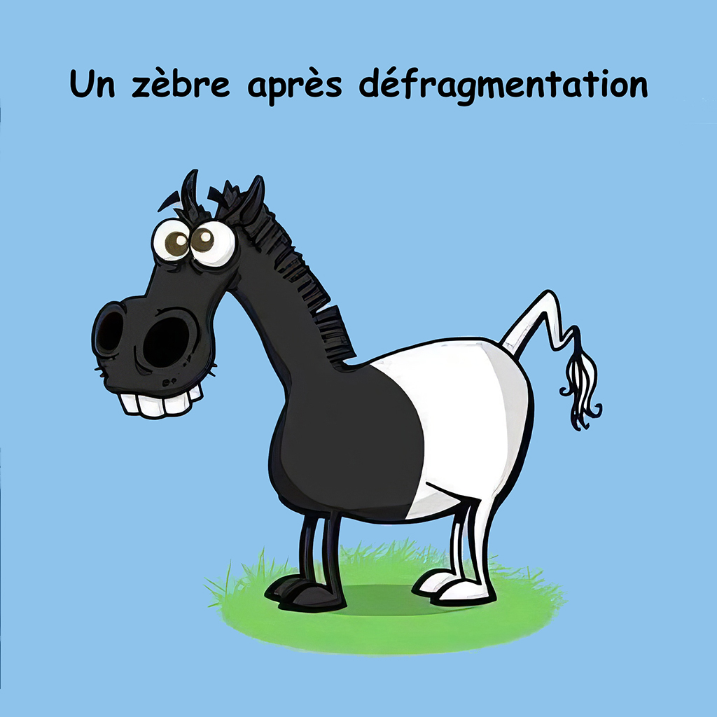 Overtech_NC's tweet image. C&apos;est bien imagé ! 😂

❗ Si vous avez un SSD dans votre ordi (et non plus un disque mécanique classique), et que vous aviez l&apos;habitude de défragmenter &quot;manuellement&quot;,  ne le faites plus ⛔ 

En effet, une défragmentation classique réduit leur durée de vie ☠
 
#humourtech #ssd