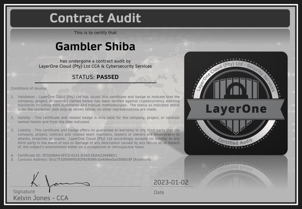 CryptoMug420's tweet photo. @JakeGagain @jammathehamma1 @VoltInuOfficial @ianheinischmma Next Call??….
Check out #GAMBLERSHIBA $AGS 🚀
#Metaverse #Casino #LVM 🎰:-

4 Tier Lottery 💵 
12 ⬆️ #P2E Games ♠️♦️♣️❤️
New Game #BACCARAT 🔥 
10 Partners

KYC AUDIT ☑️ 

#ETH #100X #GameFi

https://t.co/9W1Pl1NuEg

@Gshiba_World on #ARBITRUM

https://t.co/YcR5kAg9EC https://t.co/jGuDs49xnv