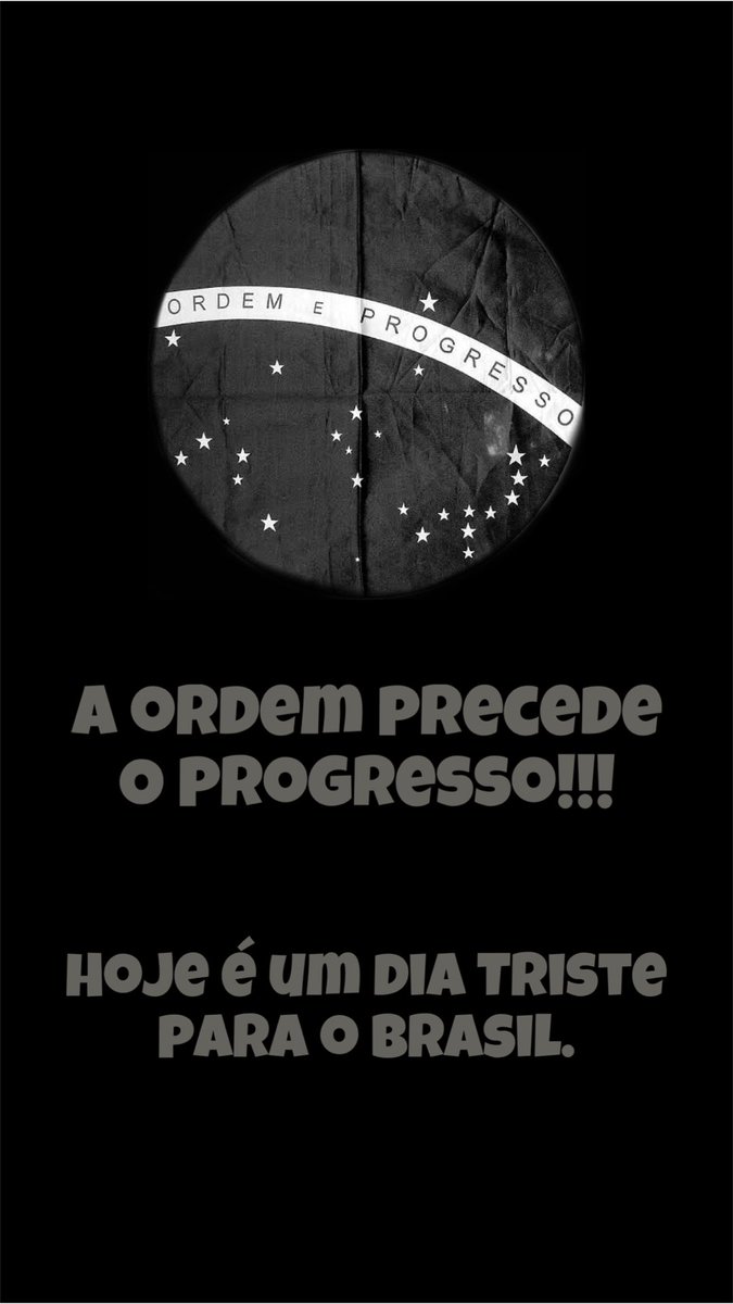 WagLu's tweet photo. A ordem precede o progresso. https://t.co/t4CheNIYfp