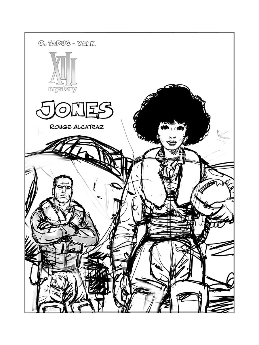 stripland_BENL's tweet photo. Dit jaar gaat de #XIII spin-off-trilogie over majoor #Jones van start. #TaDuc en #Yann zijn de bezielers. Het zal deel uitmaken van de XIII #Mystery-reeks. Een precieze releasedatum is nog niet bekend. Bij deze alvast twee cover-studies. #LargoWinch #WilliamVance #JeanVanHamme https://t.co/nNU8n56HkE
