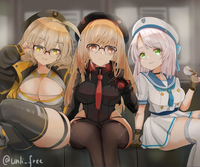 カウンターズ部隊【ニケ】 #勝利の女神:NIKKE #アニス(勝利の女神:NIKKE) #ラピ(勝利の女神:NIKKE) #ネオン(勝利の女神:NIKKE) #NIKKEFanartContest  