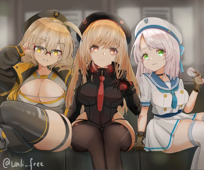 カウンターズ部隊【ニケ】 #勝利の女神:NIKKE #アニス(勝利の女神:NIKKE) #ラピ(勝利の女神:NIKKE) #ネオン(勝利の女神:NIKKE) #NIKKEFanartContest  
