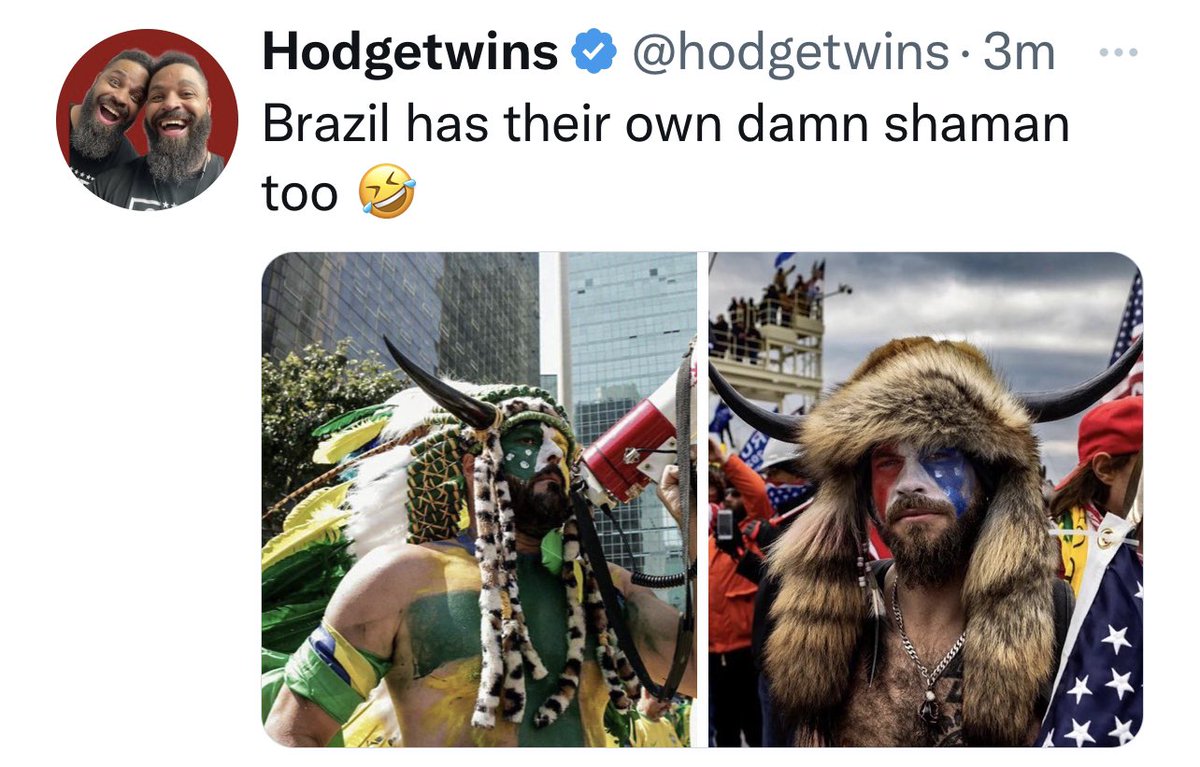 Kristine17Q's tweet image. Looking pretty staged against the people of #Brasilia, doesn’t it? Just like here on Jan 6th. #Framejob