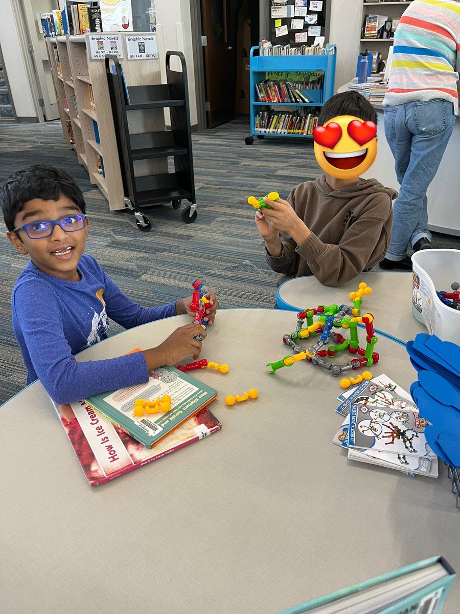 Ms_Weir_'s tweet photo. We loved being back in the library this week! @CreLibrarian https://t.co/6MmbM3t4UY