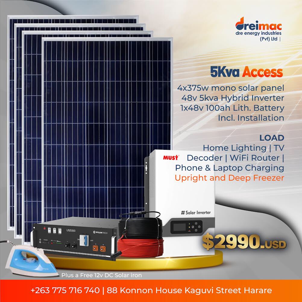 munya_dhure's tweet photo. We have solar systems that suit your budget. Call or WhatsApp 0775716740. #solarsystemszimbabwe #solarpanels #solarzimbabwe #lithiumbattery https://t.co/fkcQLYObWm