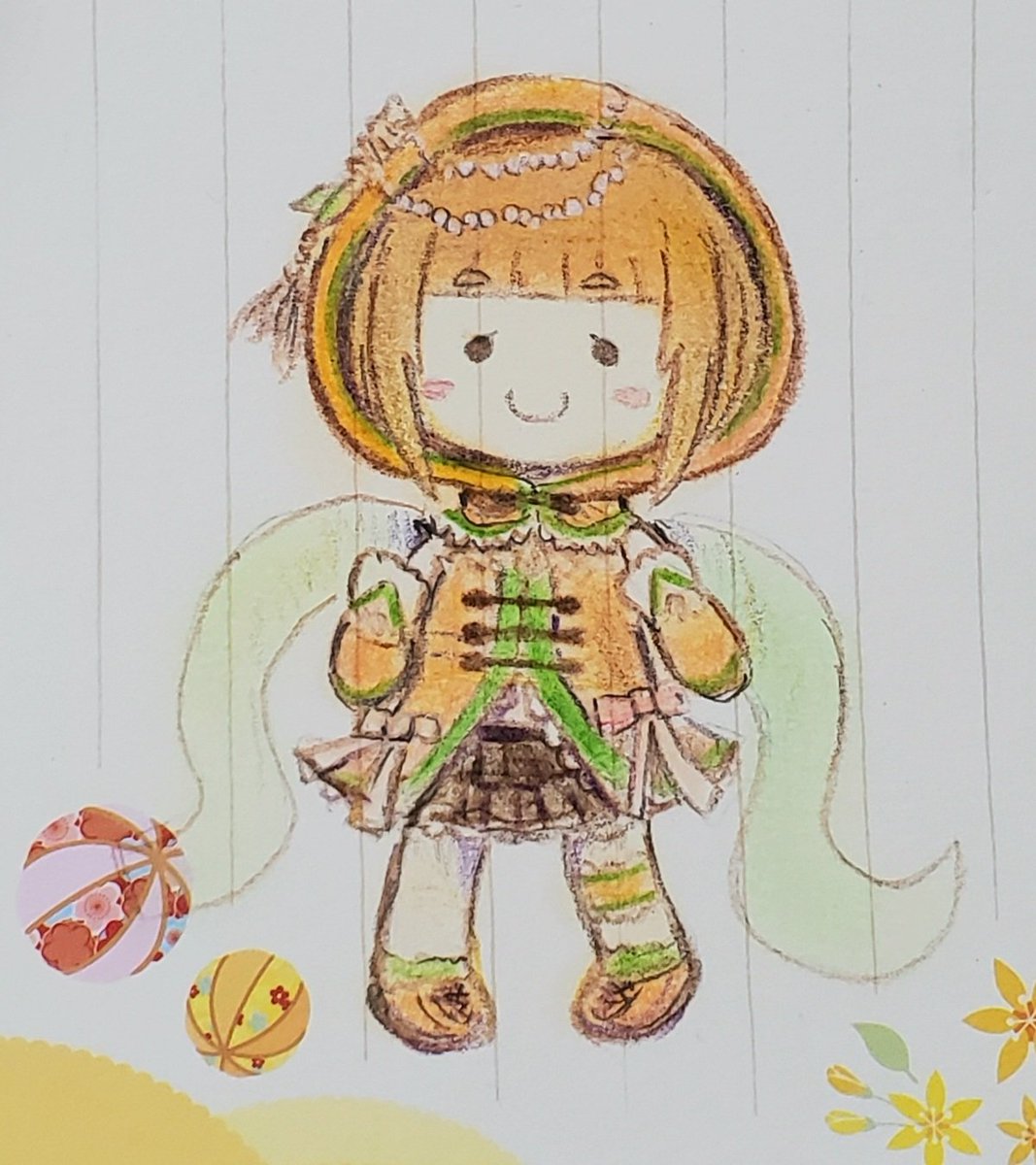 「グッド柚モーニング柚これは通販におまけで添えた柚 」|タコトギのイラスト