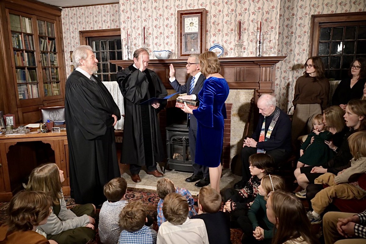 I am honored to be sworn-in for a second term to serve the great people of Ohio as Governor.