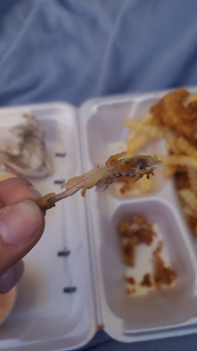 CalebMcCoy10's tweet photo. @raisingcanes Just had a bone in my canes tonight. Big surprise to me. https://t.co/uACd2xssC6
