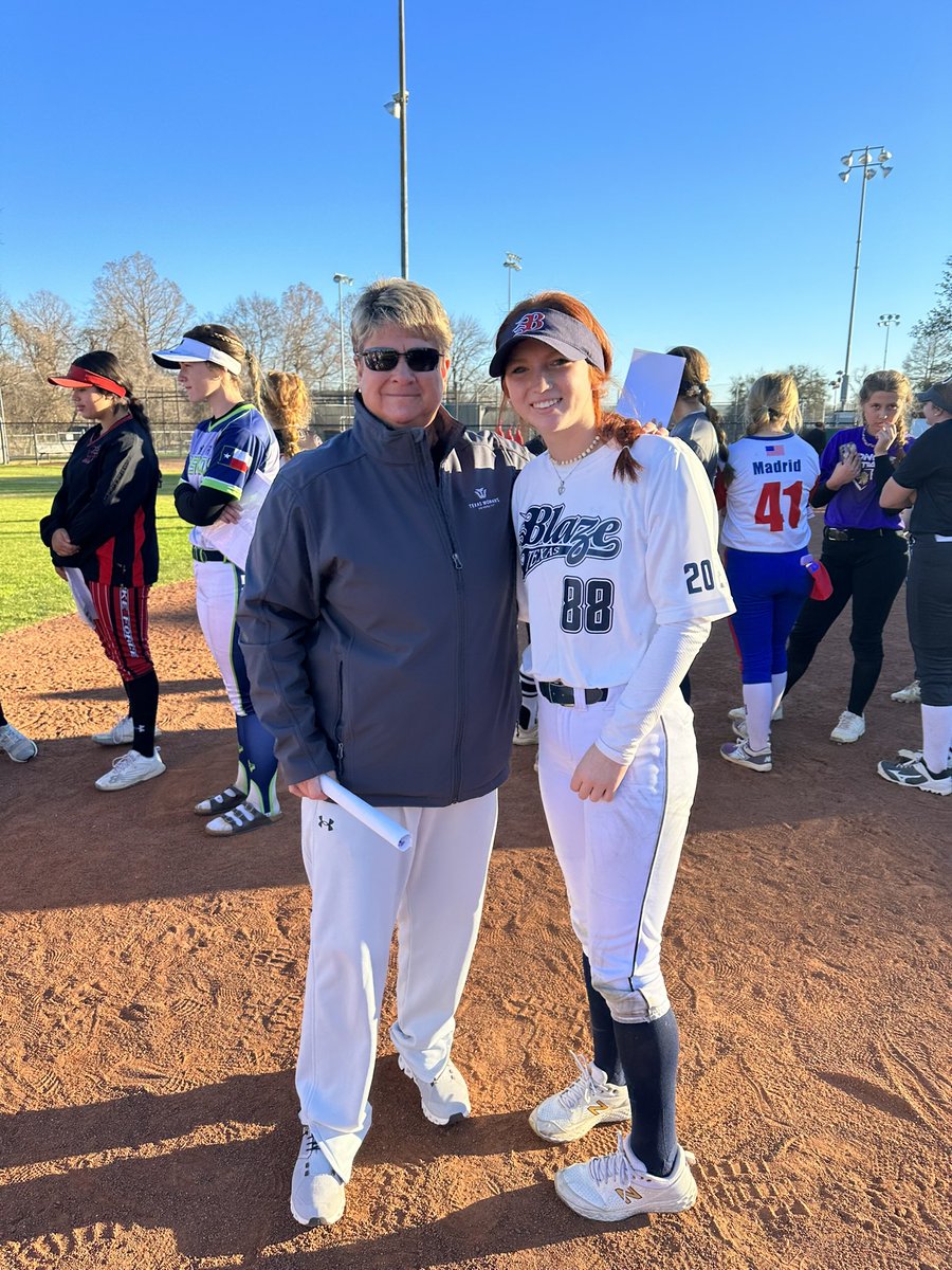 Great camp at Texas Woman’s University today! Thank you <a href="/Coach_McNutt/">Coach McNutt</a> <a href="/TWUSoftball/">TWU Softball</a>