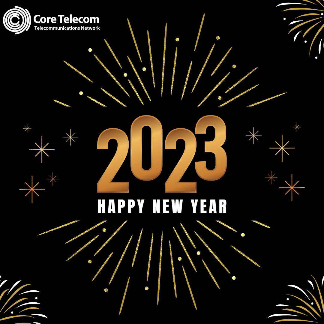 CoreTelecomLim's tweet image. We’d like to wish all our customers and followers a happy 2023! 
If you are looking to make 2023 a successful year, reach out to us and we can help improve your company’s telecoms
#telecommunications #telecom #technology #internet #ecommerce #ipv #phone #affordable #business