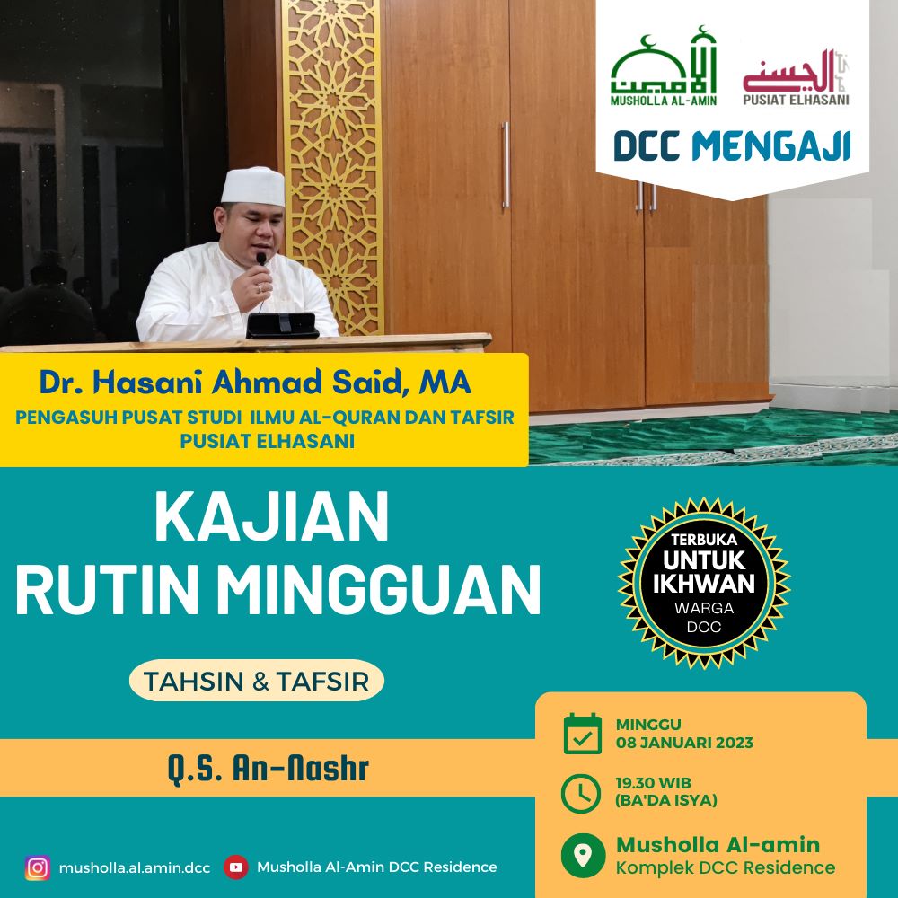 lenteraelhasani's tweet photo. Ngaji lagi bareng Dr. Hasani Ahmad Said Pendiri @Lenteraalquranelhasani &amp; @ElhasaniPusiat https://t.co/k2GKQoZH9O