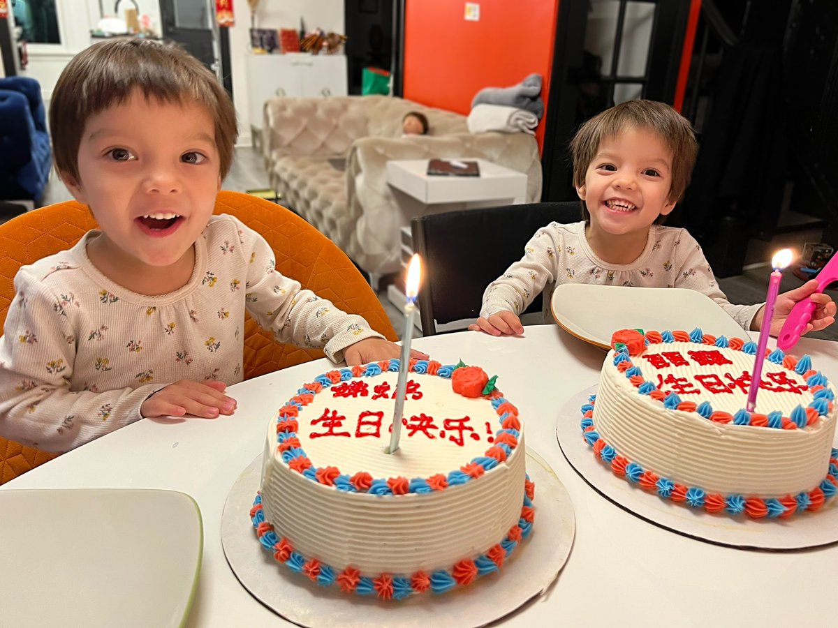 Happy 3rd birthday to Bibi and Didi! ♥️♥️