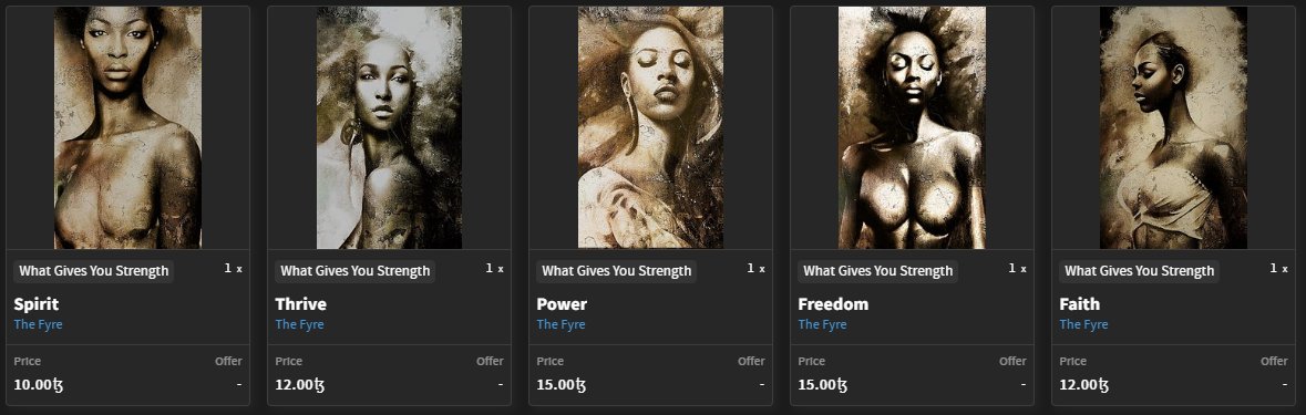 AngelVixn's tweet photo. 🤍First Collection Release of 2023🤍
What Gives You Strength Collection listed on
@objktcom
1/1 Editions beginning at 10 $XTZ
Take a look 🔥🔥🔥
#nft #tezos #tezosart #nftcommunity #nftcollectors #fyrespath https://t.co/BANDu0teGo