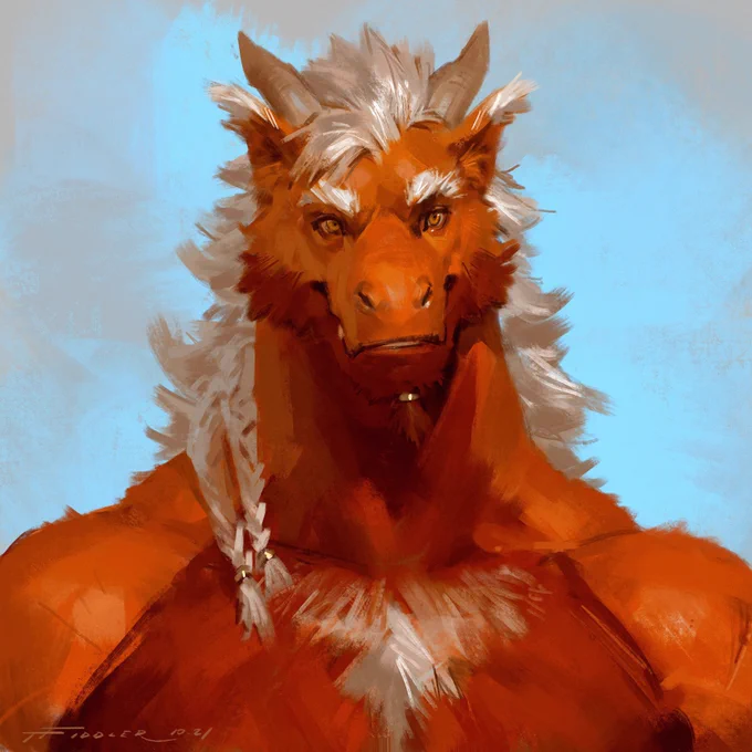 Painted moldy orange, . From 2021 