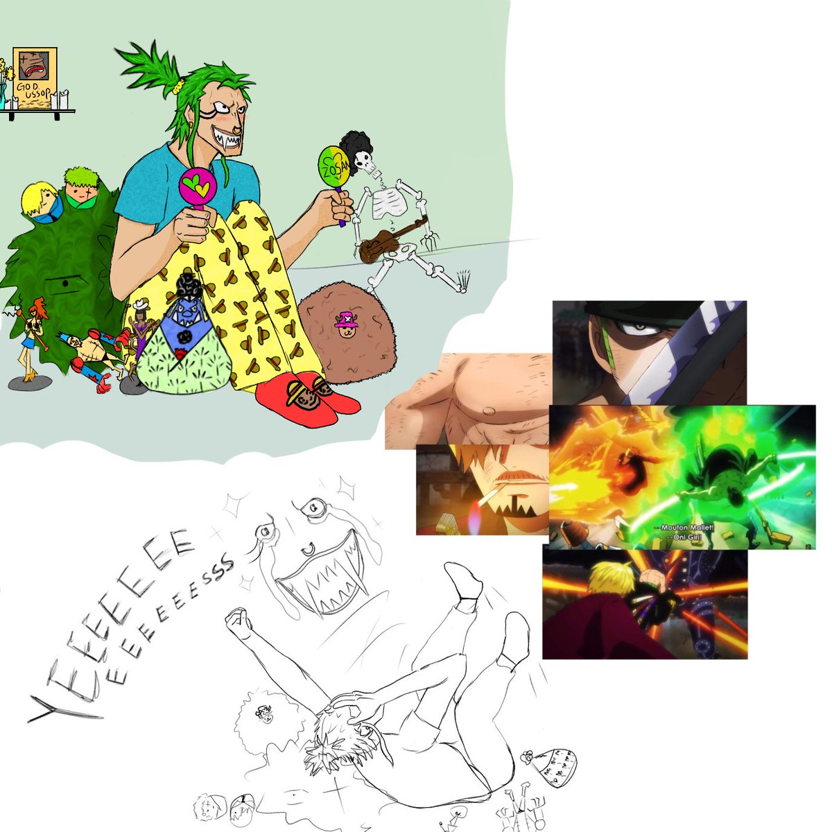 z0ttii's tweet photo. GOD #ONEPIECE1046 WAS SO GOOD #zosan community is thriving rn https://t.co/AEEA1FZBtd