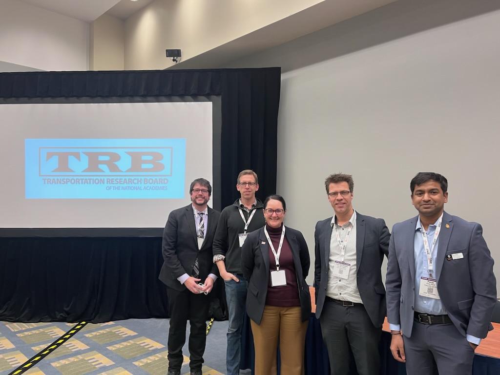 brinamontoya's tweet photo. Happy to participate in the #TRB workshop today, Bio-Mediated Soil Improvement for Infrastructure Applications, presenting along with Mike Gomez @uw_cee, Kent Smith @Biomason, Leon van Paassen @CBBGerc. Great panel! Thank you to the organizers Pavan Akula and Paola Bandini. https://t.co/BcU9MJXUbq