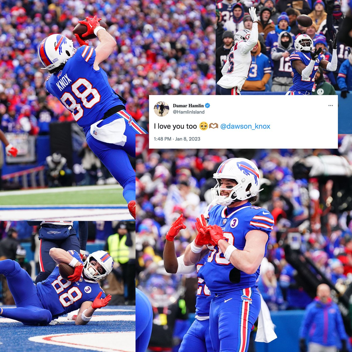 BuffaloBills's tweet photo. Today’s win as narrated by our guy, @HamlinIsland.

#LoveForDamar | #BillsMafia