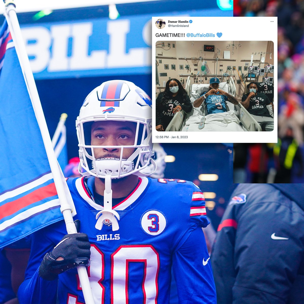 BuffaloBills's tweet photo. Today’s win as narrated by our guy, @HamlinIsland.

#LoveForDamar | #BillsMafia