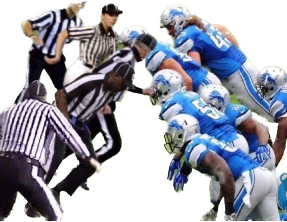 Who knew the refs in this pic actually refers to the rams/Seahawks game