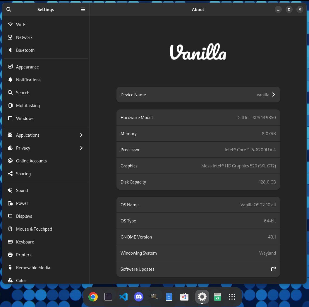 tghastings's tweet image. New year. New os. #VanillaOS #Immutable
