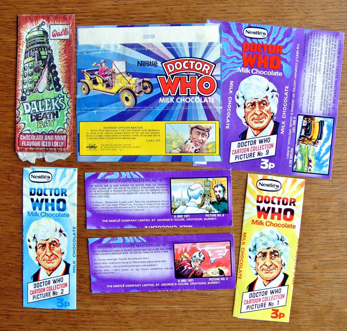 DType40's tweet photo. @_cosmicangst Bring back food related merch in general. Still not over silly H&S/EU rules stopping cereal “free inside” gifts.
I still love and treasure my Weetabix cards, Typhoo Tea collect-a-card with poster and tuck shop choccy bars.
#bringbackfreeinside https://t.co/9eKEpJ3Yhm