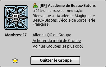Académie Magique Française "BeauxBâtons" tweet media