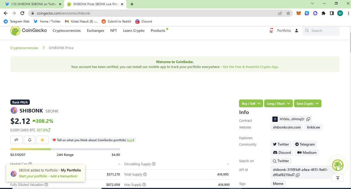 muminah189's tweet photo. @SHIBONKSOL @coingecko Done Task Sir...

83Fkg8gxr6DCic26Q4ByYJTrroqKhjiLD81qz7BNjVeU

#BONK #shibainu #shiba #SolanaAirdrops  #airdrop #Giveaway https://t.co/1guePBEHL8