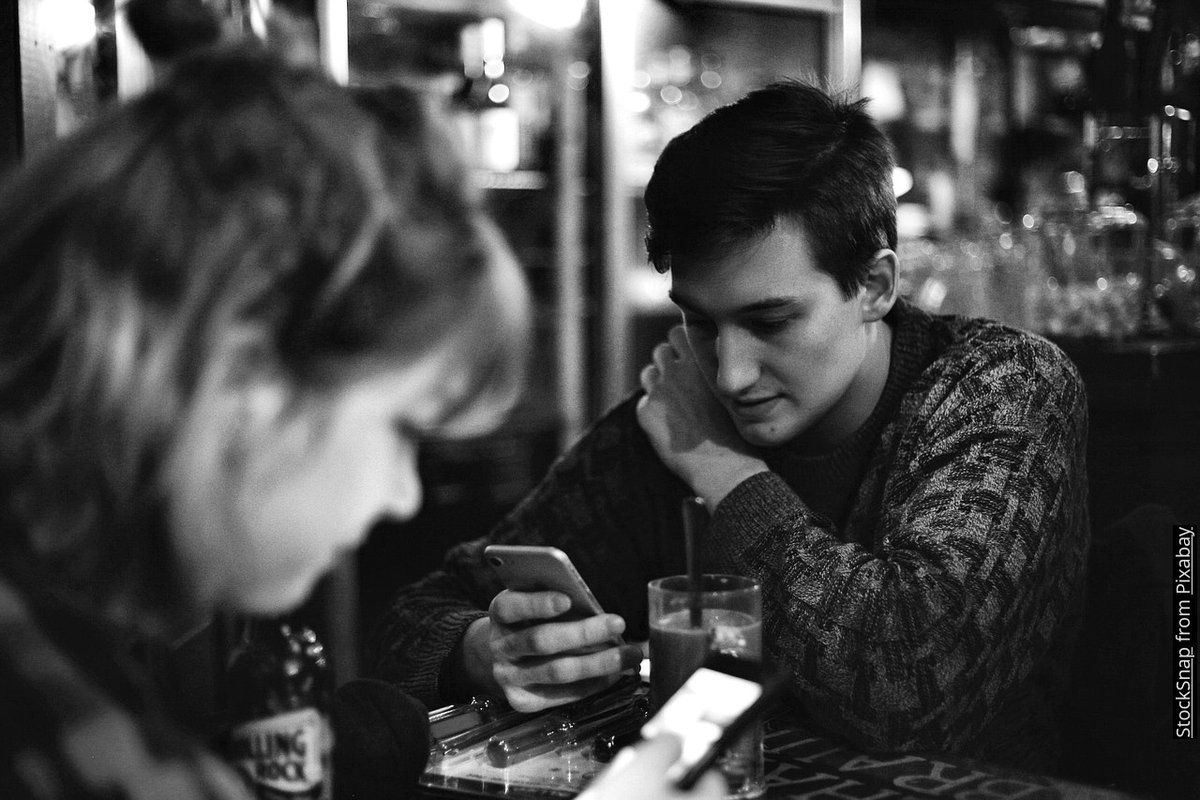 pickover's tweet image. &quot;The challenge for a human now is to be more interesting to another than his or her smartphone.&quot; 

~Alain de Botton