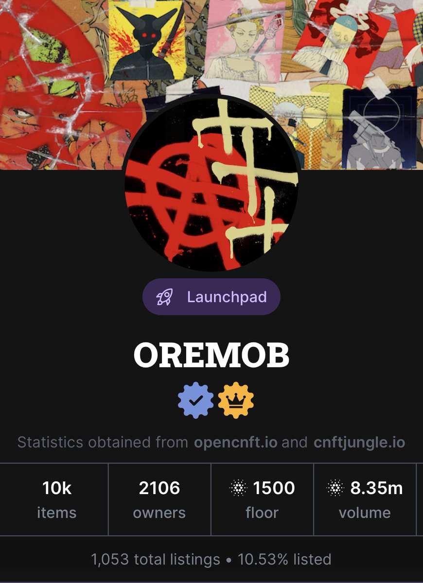 MrSingularity2's tweet photo. After a short retracement from ~2K ATH hitting 13th in the all time trading volume w/ 8M in just 71 day!! 🤯 

#OREMOB is building up for another run. 

Still trending ⬆️ 
New owners ⬆️ 
active &amp; vibrant community ⬆️ 
OGs are also 🔥
Inc. interest from $SOL &amp; $ETH ⬆️ 

#LTK ⭕️✨ https://t.co/TvcpKC0TSG