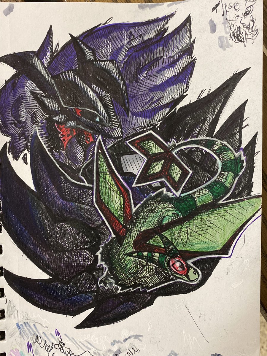 ReptilleTheRose's tweet photo. Flygon and Yveltal ❤️ https://t.co/yVREDBSJqu