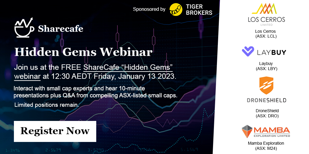 sharecafetweets's tweet photo. Friday's webinar will discuss BNPL, gold, copper, nickel &amp; AI security. Register now at https://t.co/adLIMeeUFm to hear from @LosCerrosLtd  $LCL @PaybyLaybuy $LBY @DroneShield $DRO @MambaLimited $M24 https://t.co/KmE23FsWhw