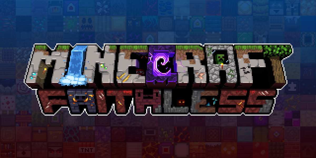 stitchsprites's tweet photo. I updated the logo for my resource pack #minecraft #pixelart https://t.co/AxuVY1KzA4