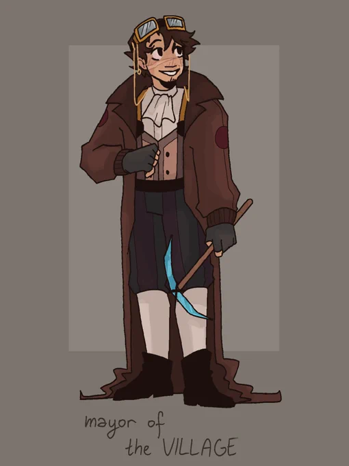 have been watching scar's old minecraft series and it turns out he's very drawn to the position of a mayor[#goodtimeswithscarfanart] 