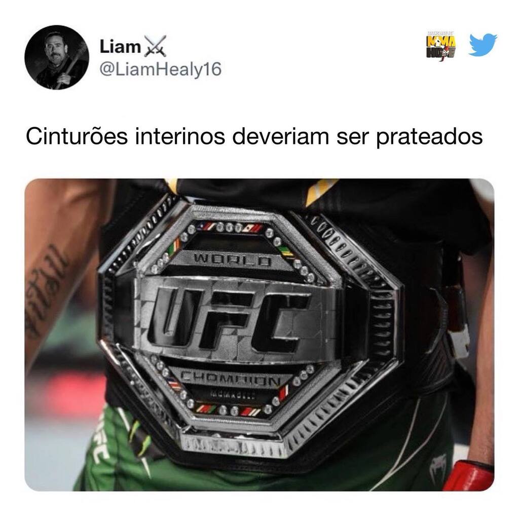 mmahoje_'s tweet photo. Num Twitter por aí… o que vcs acham?
#ufc #ufcbelt #cinturão #mma
Via @mmafeeed https://t.co/Bw6uoLz1jq https://t.co/7VNT5vut9O