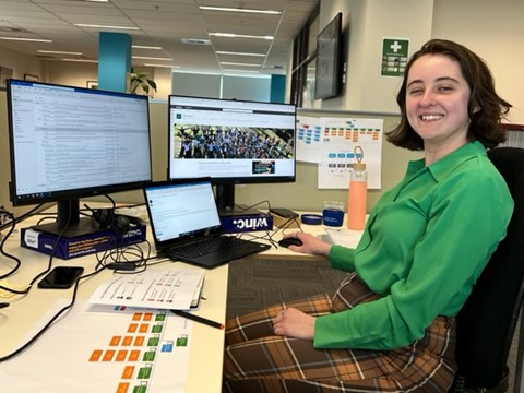 Chloe is our Communications Intern in The TasWater Capital Delivery Office, within the CDO  People &amp; Culture Team. 

Chloe is based in the Wellington Building at Moonah and is studying her Bachelor of Arts and Business, with majors in English and Marketing, at UTAS.