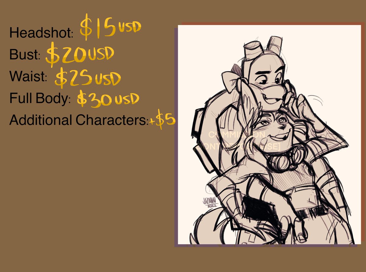 COMMISSION ARE OPEN !! Dm me if your interested or have any questions! 