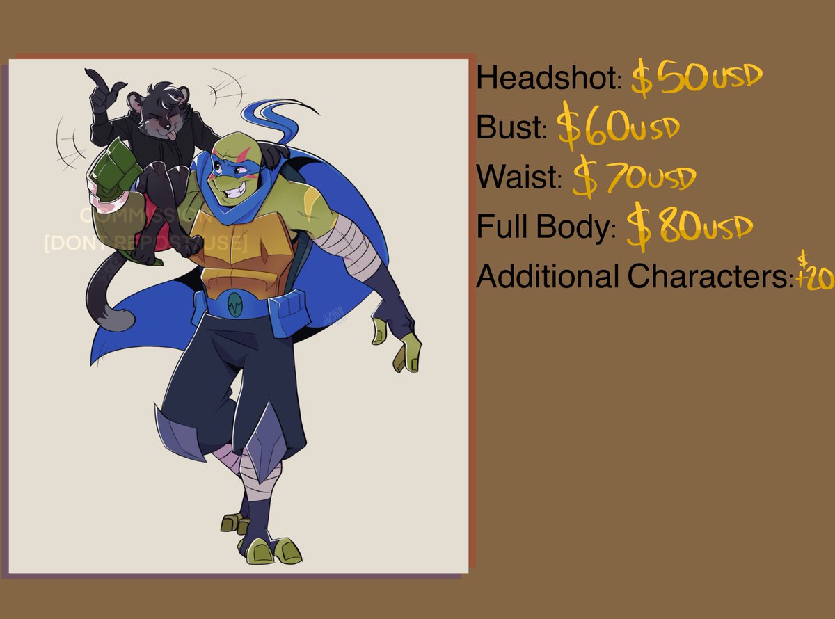 COMMISSION ARE OPEN !! Dm me if your interested or have any questions! 