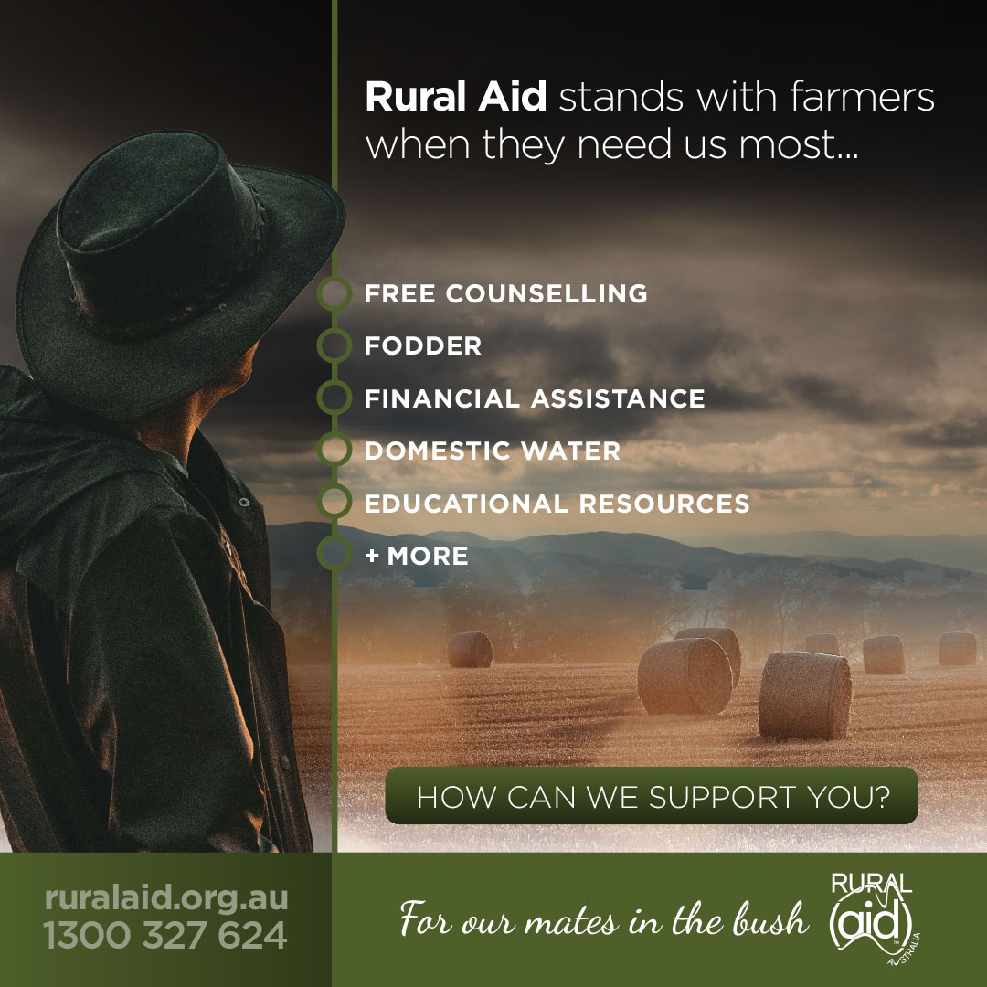 Rural Aid stands with farmers when they need us most. We offer our Australian Farmers a range of free services. To learn more, our services are listed on our website ruralaid.org.au/services-provi…