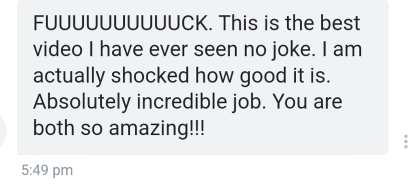 These types of comments are what motivate me to continue making custom videos for yall 🥺💘 https://t.co/MPD62aIGGB